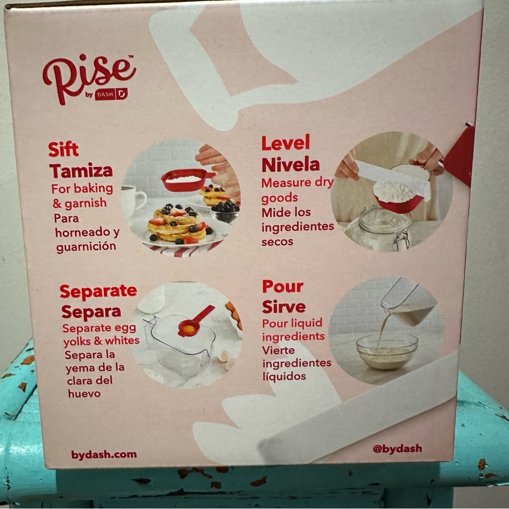 NEW Rise by Dash Essentials Measuring Set Red - Picture 4 of 8